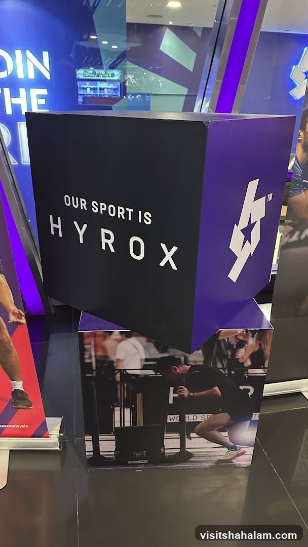 HYROX promotional display