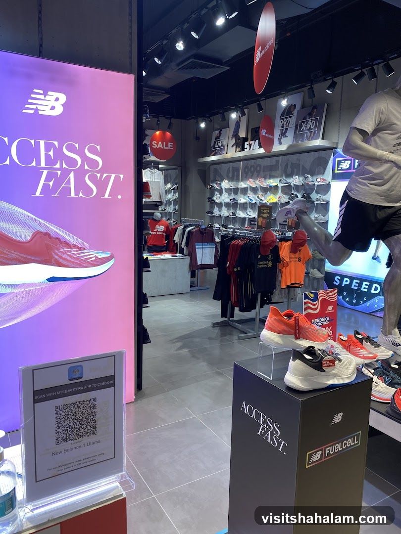New Balance Store Interior