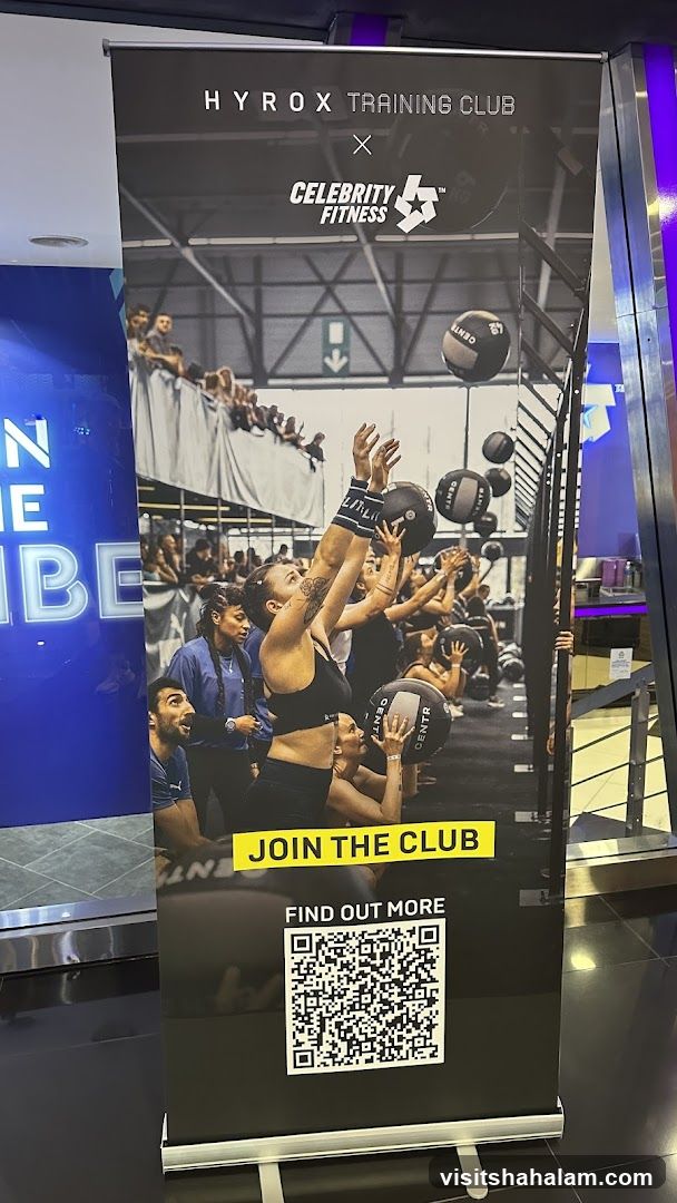 HYROX Training Club and Celebrity Fitness Banner