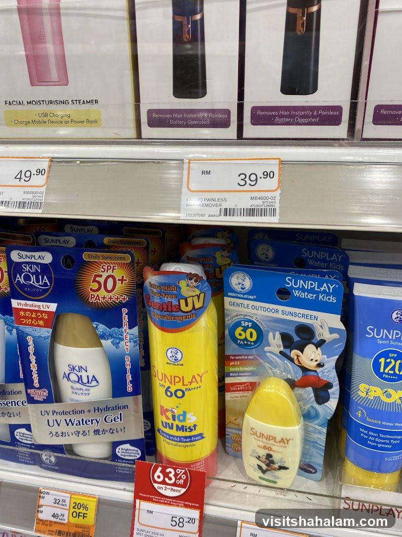 Sunscreen and Beauty Products