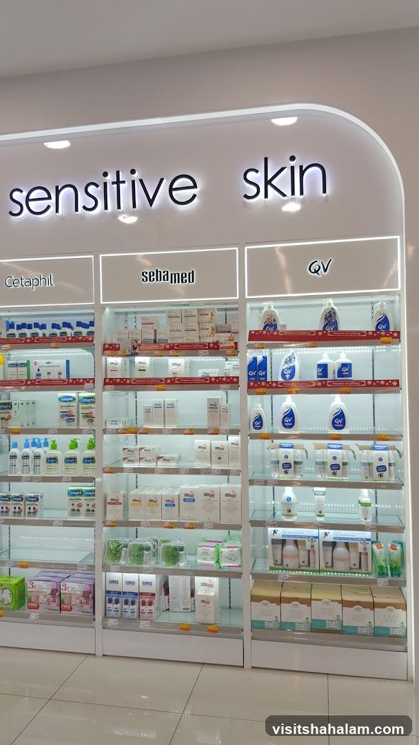Skincare Products Display