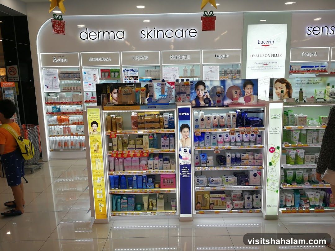 Derma Skincare Display