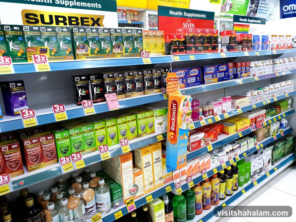 Health Supplements Aisle