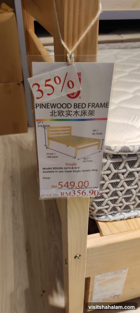 Pinewood Bed Frame