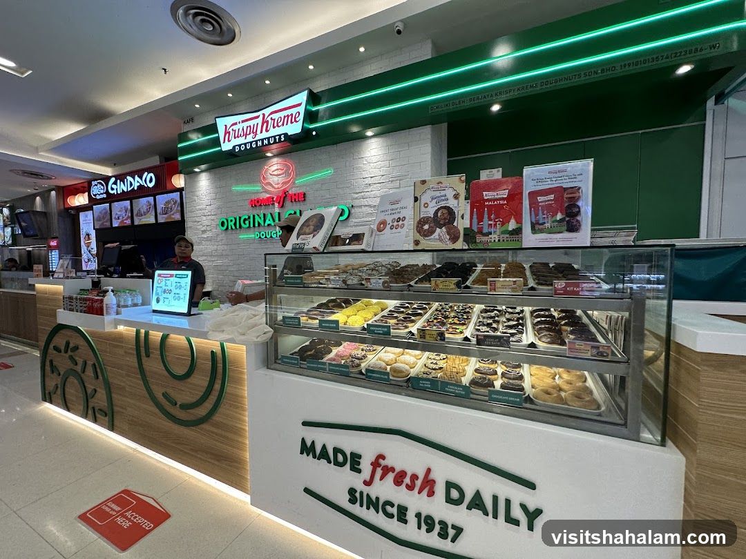 Krispy Kreme Doughnut Display