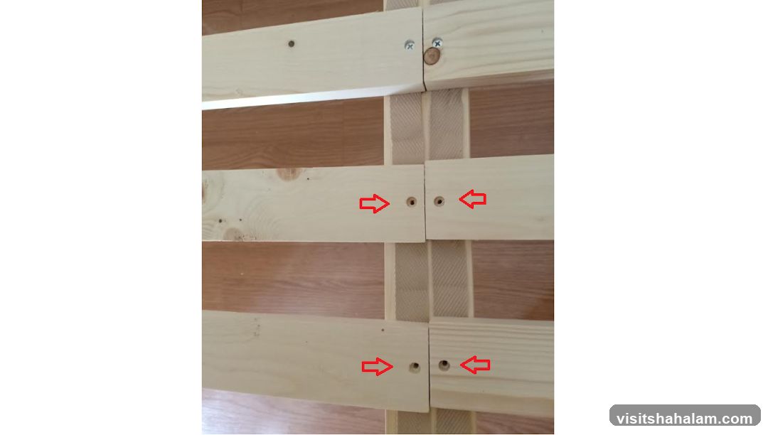 Wooden Slats with Pre-drilled Holes