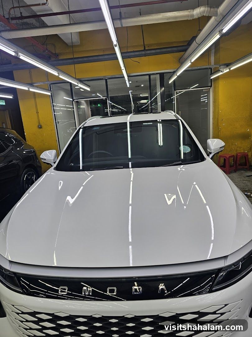 White Car Interior