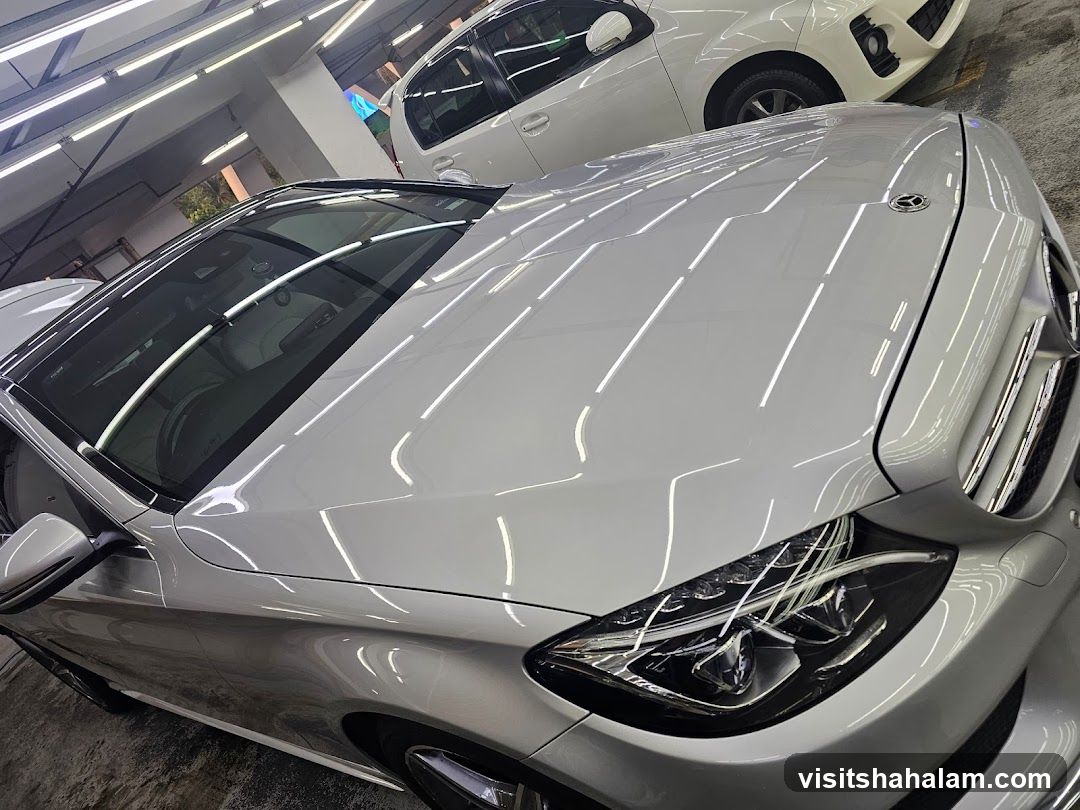 Polished Car in Garage
