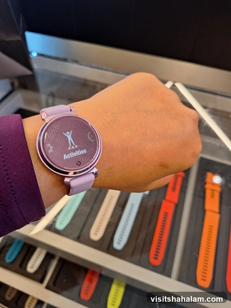 Smartwatch with activity tracker