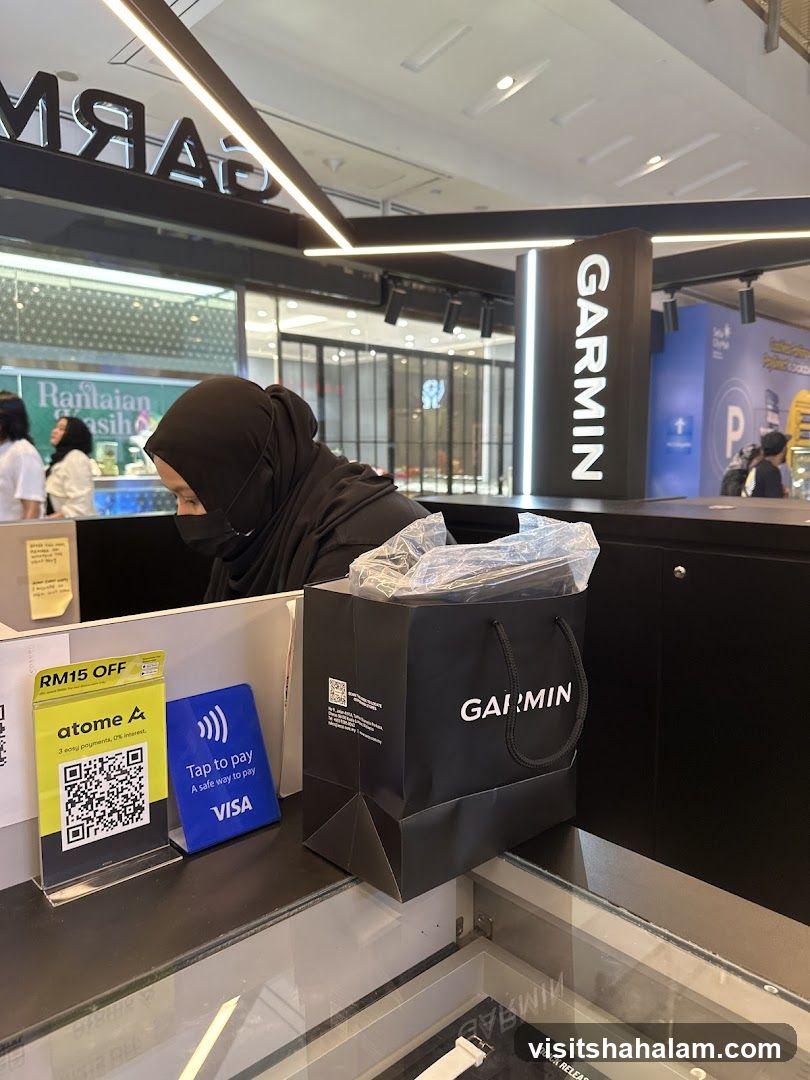 Garmin Store Counter