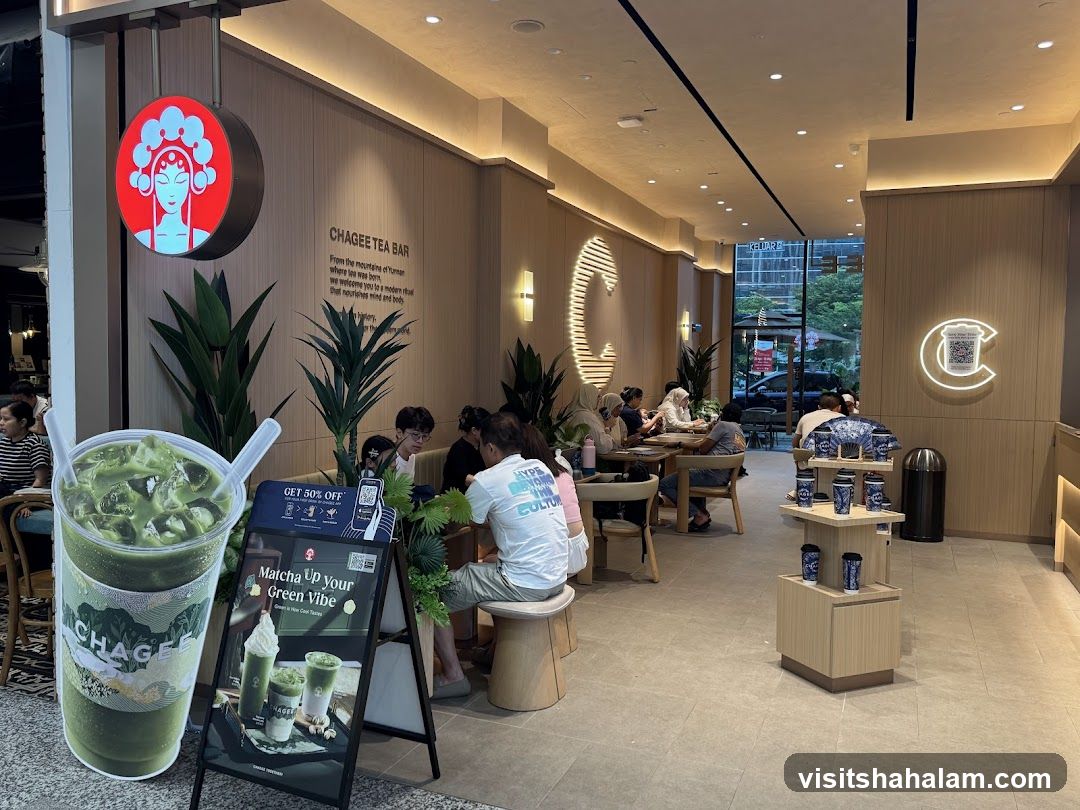 Chagee Tea Bar Interior