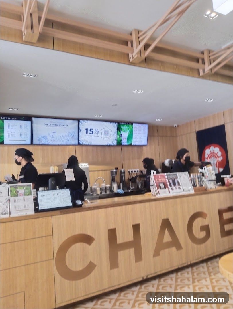 Bubble Tea Shop Counter