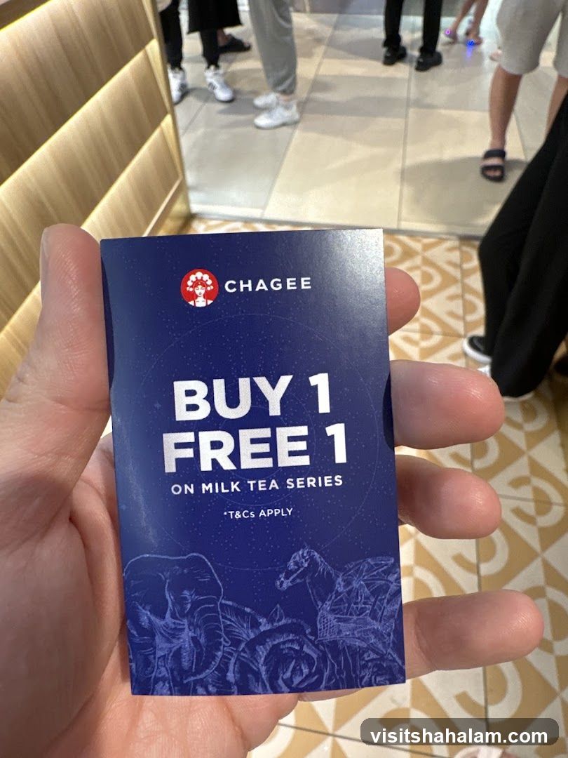 Chagee Buy 1 Free 1 Promotion