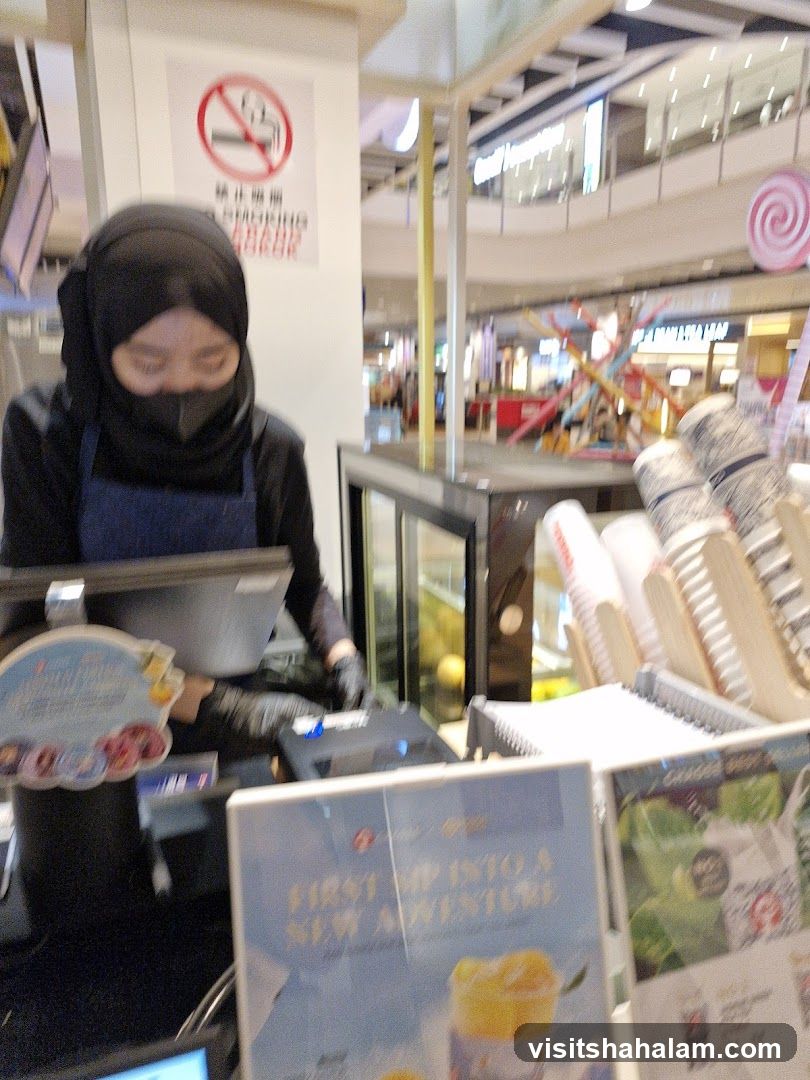Beverage Stand in Mall