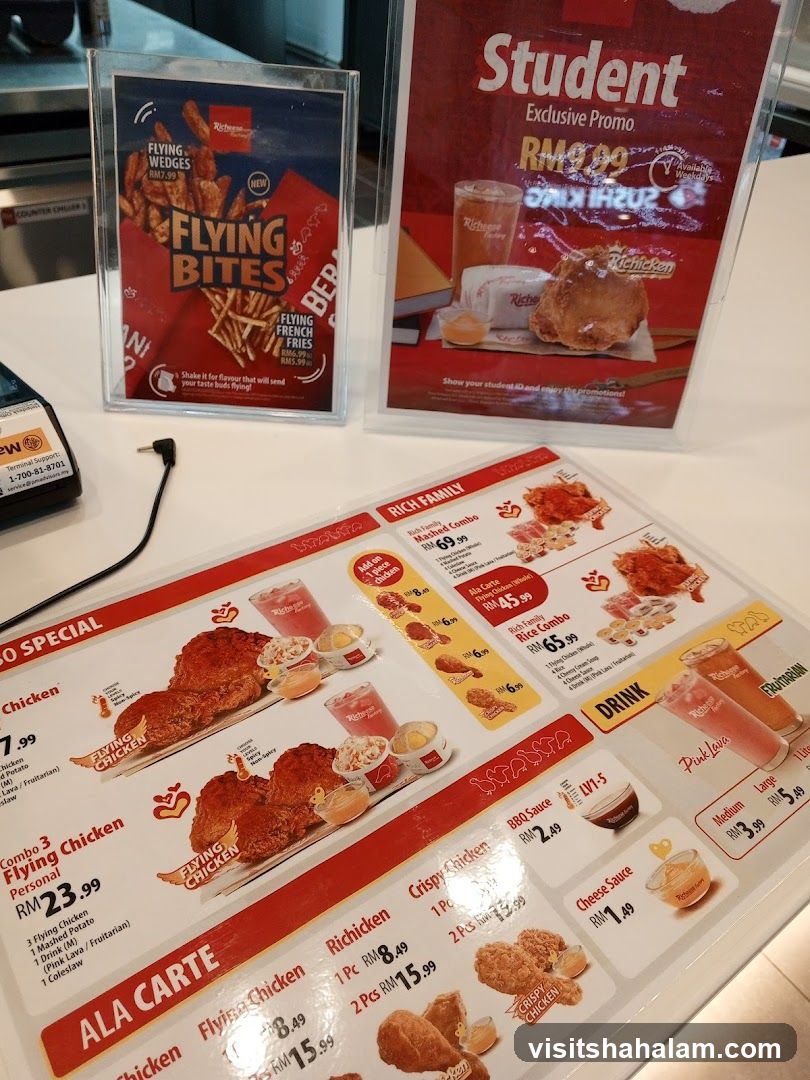 Fast Food Menu and Promotions