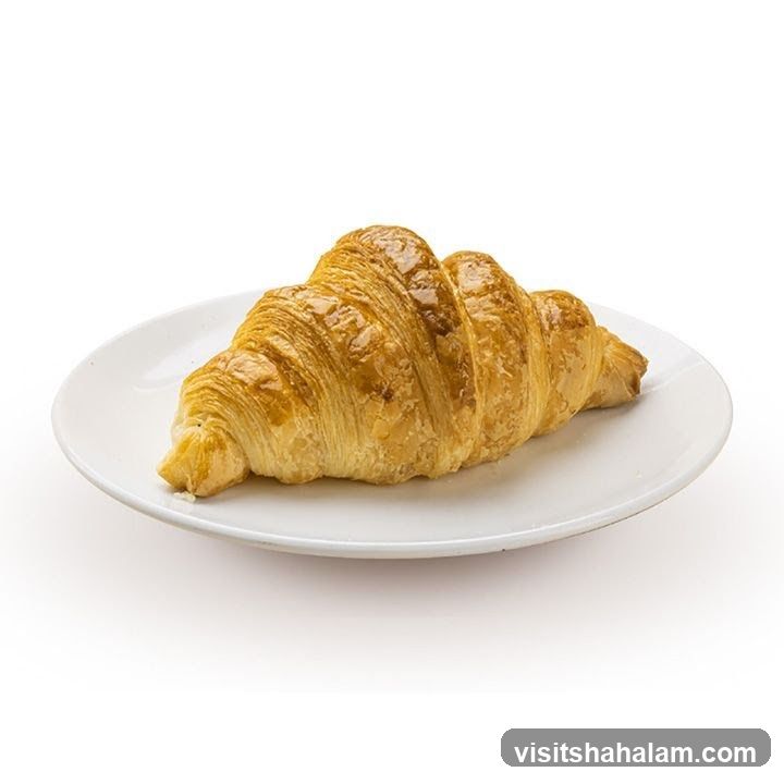 Croissant on a Plate