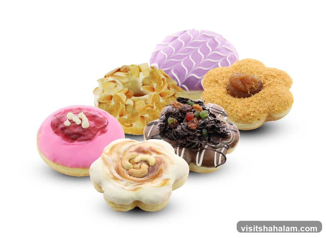 Assortment of Decorated Donuts