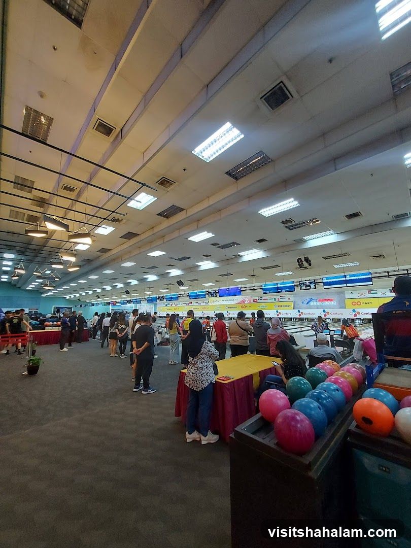 Bowling Alley with Spectators
