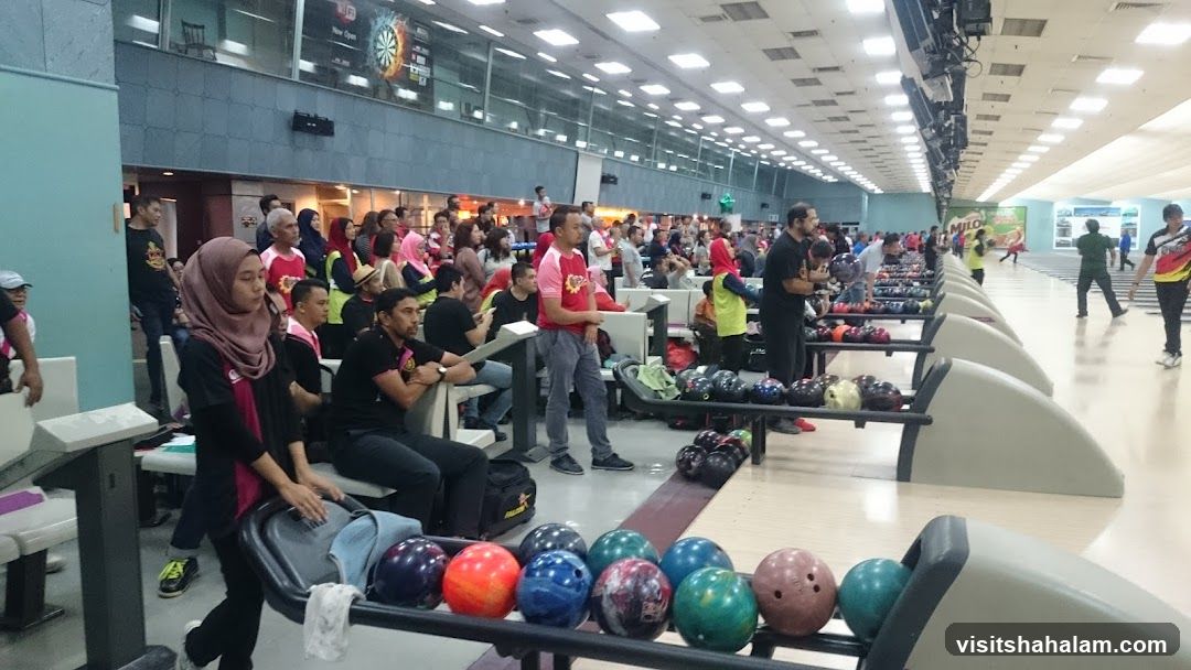 Bowling Alley with Spectators
