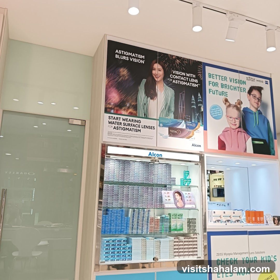 Eye Care Products Display