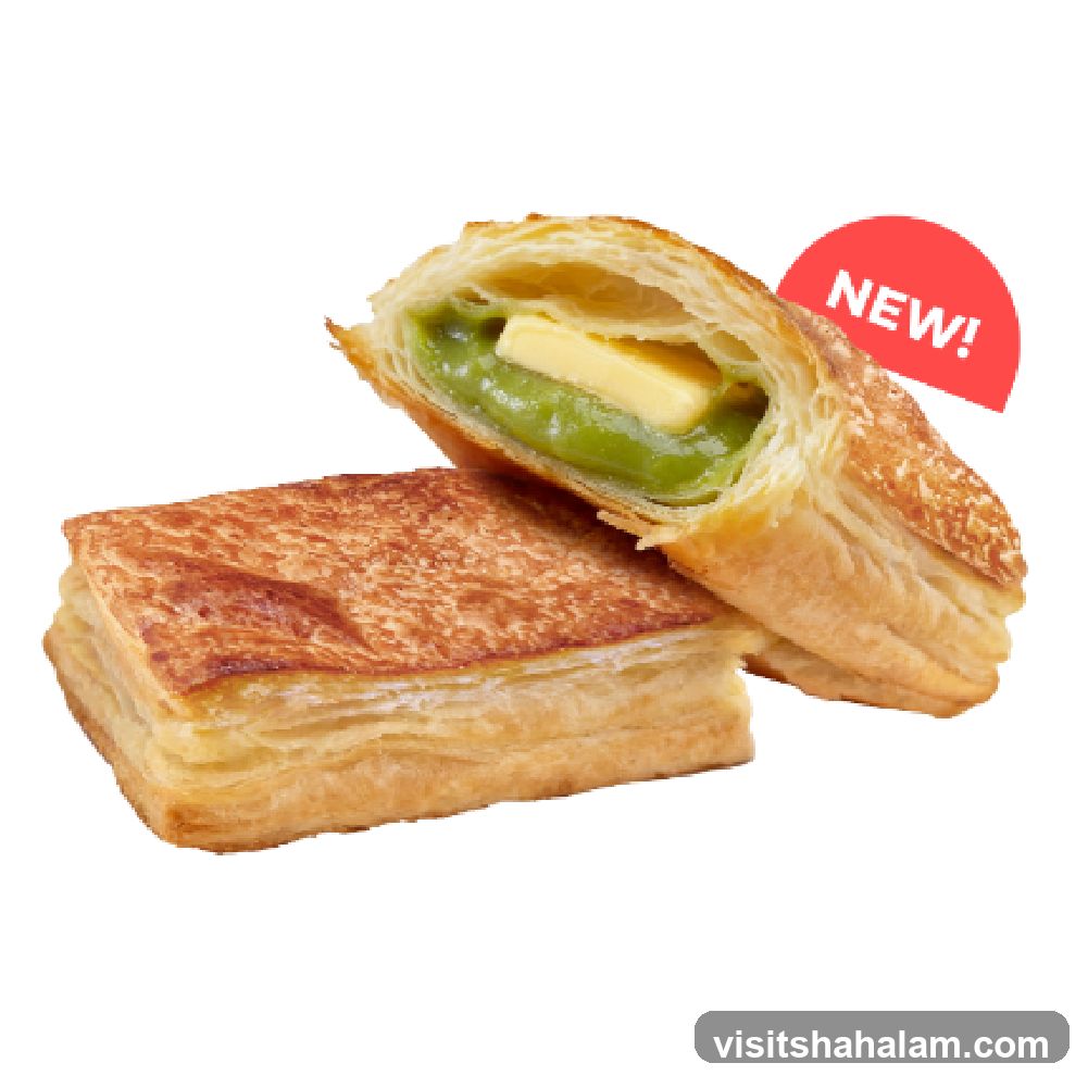 Pandan Kaya Puff Pastry