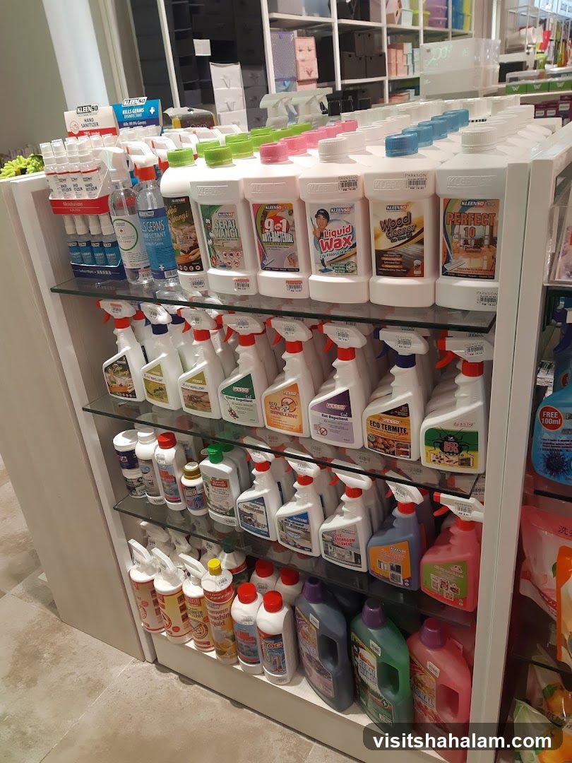 Cleaning Products Display