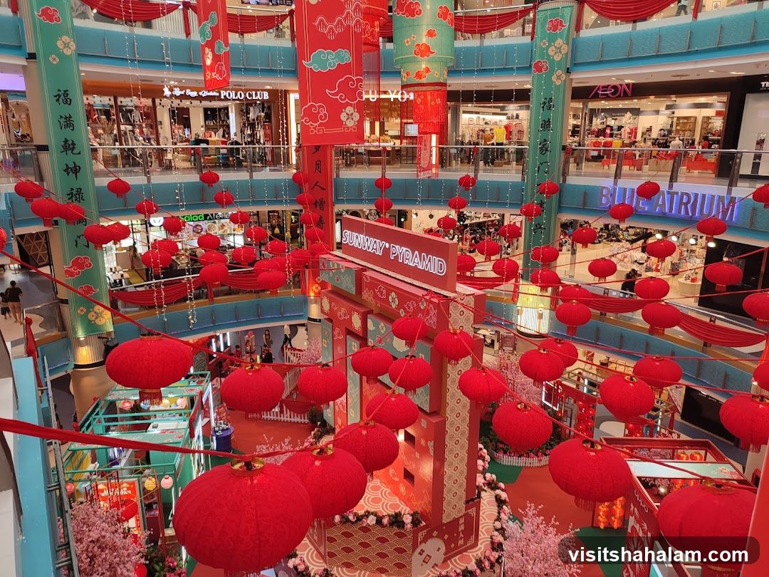 Mall Interior Decorated for Lunar New Year