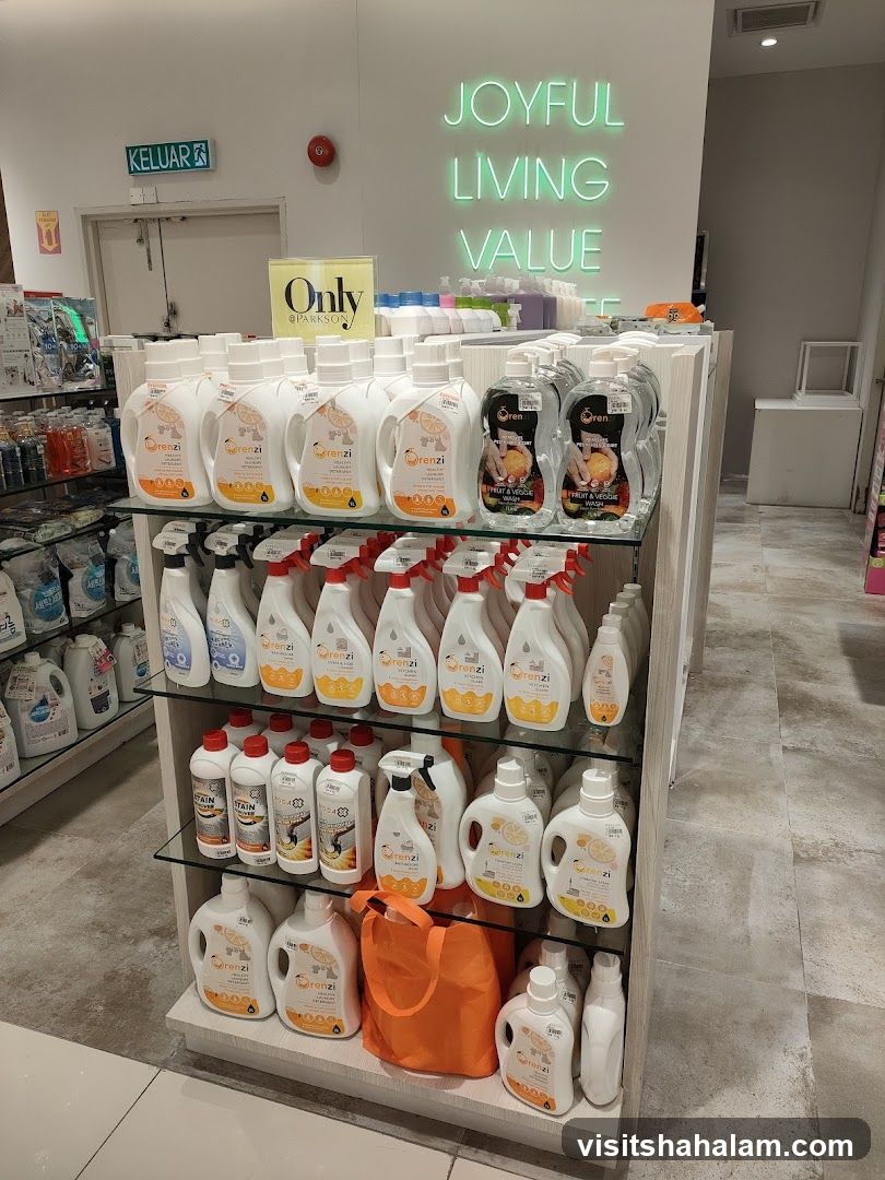 Cleaning Products Display