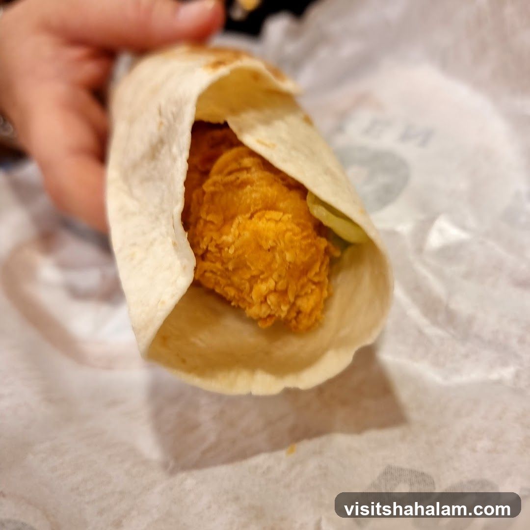 Fried Chicken Wrap