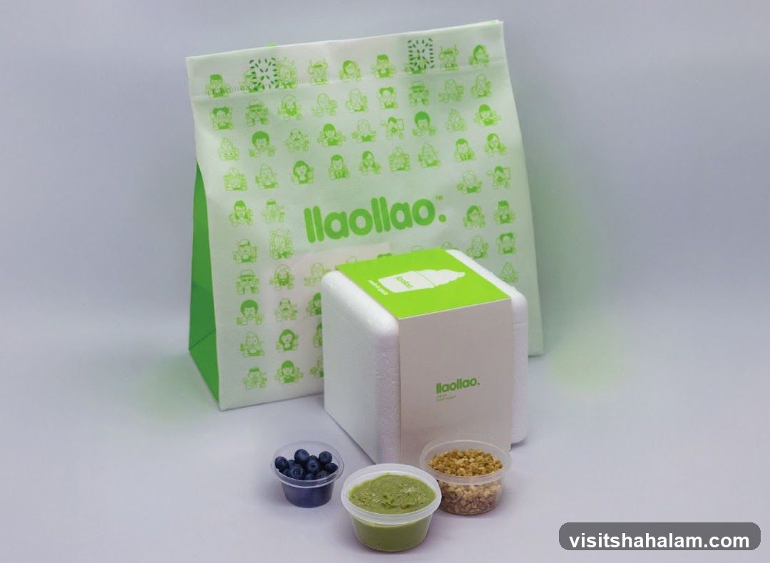 Llaollao Frozen Yogurt Packaging