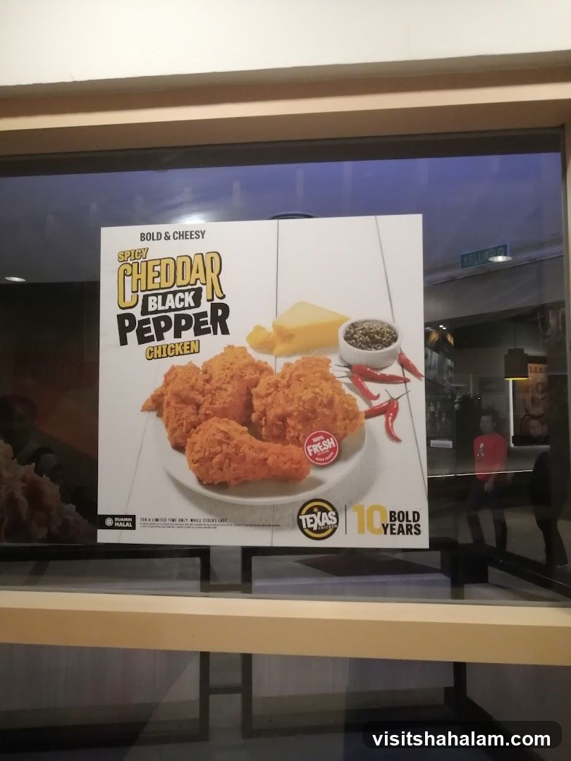 Spicy Cheddar Black Pepper Chicken Advertisement