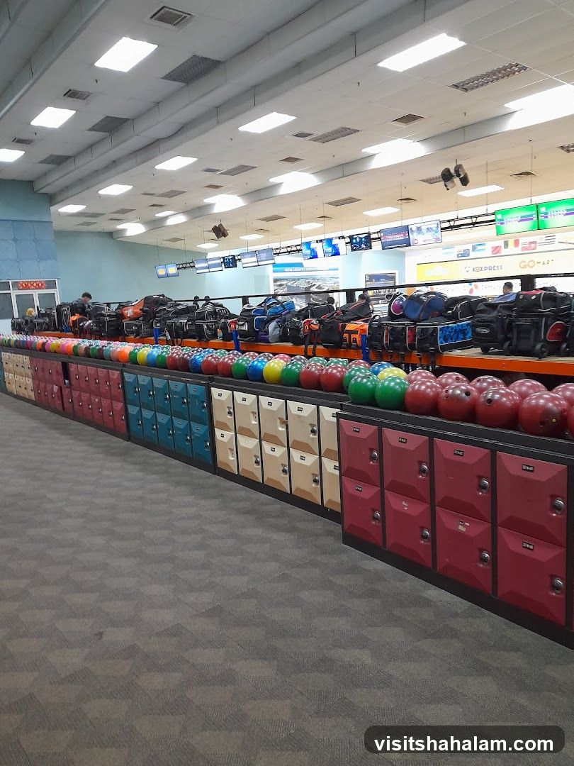 Bowling Alley Lockers and Bowling Balls