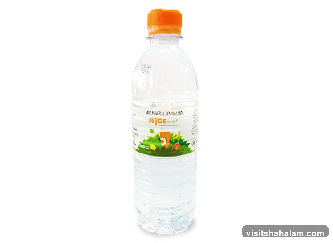 Bottle of Juice Works Mineral Water
