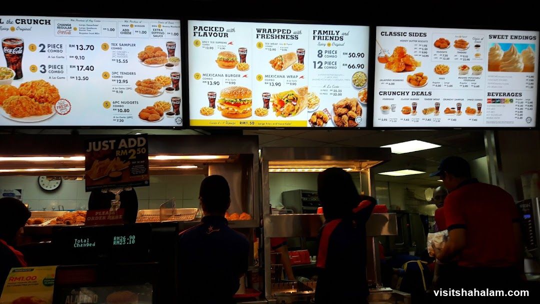 Fast Food Menu Board