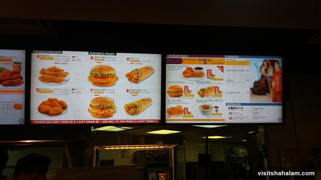 Fast Food Menu