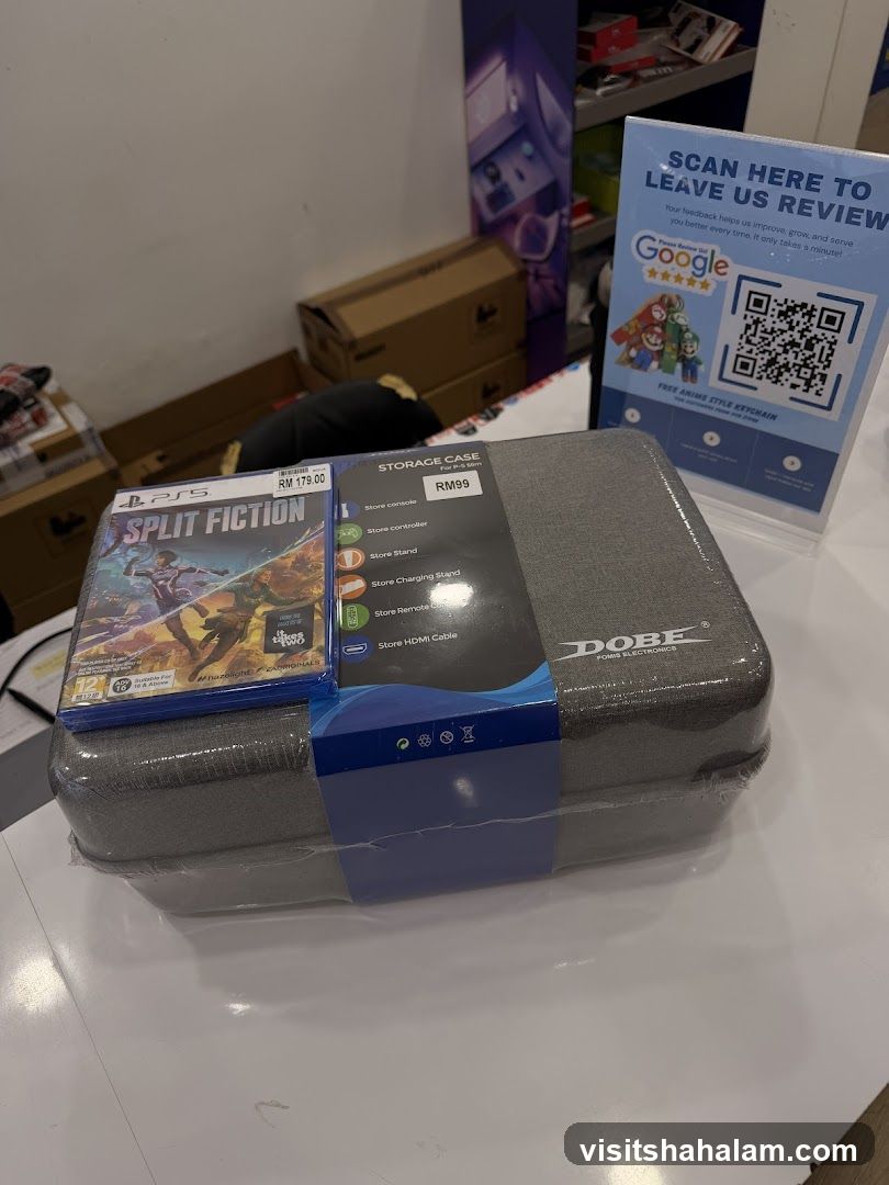 Video Game and Storage Case