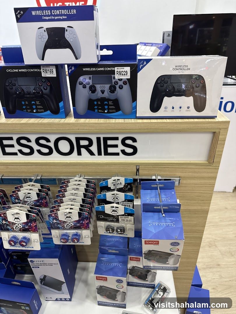Video Game Accessories Display