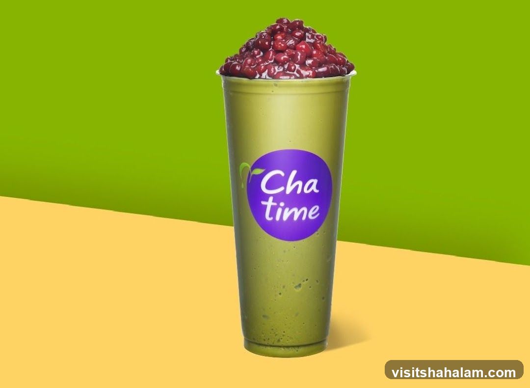 Green Tea Smoothie with Red Beans