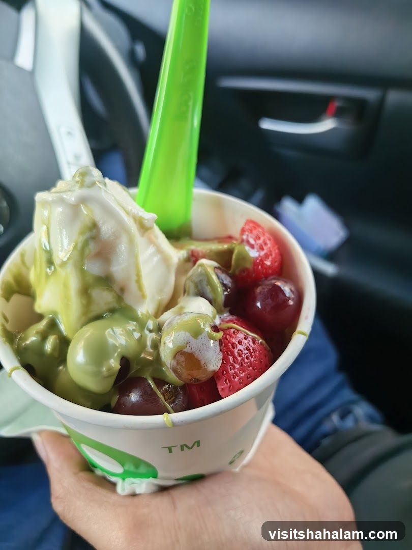 Frozen Yogurt with Fruit