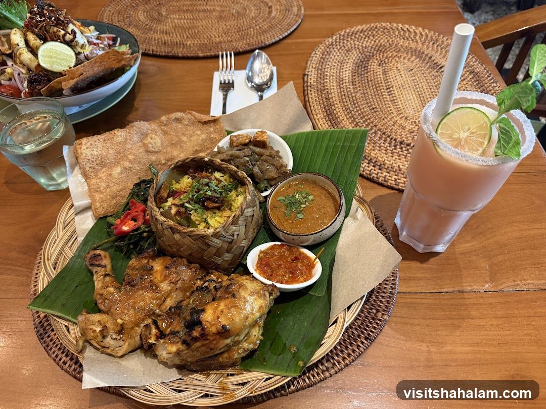 Grilled Chicken Platter with Rice and Salad