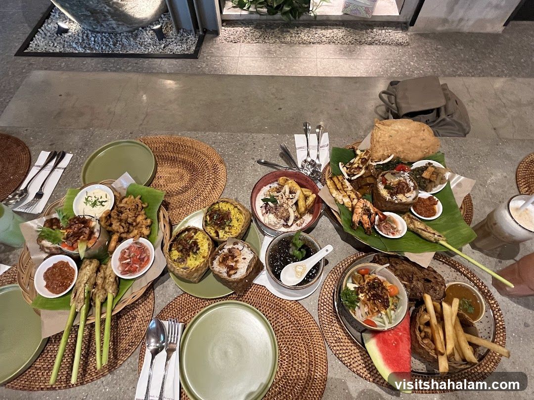 Assortment of Indonesian Dishes