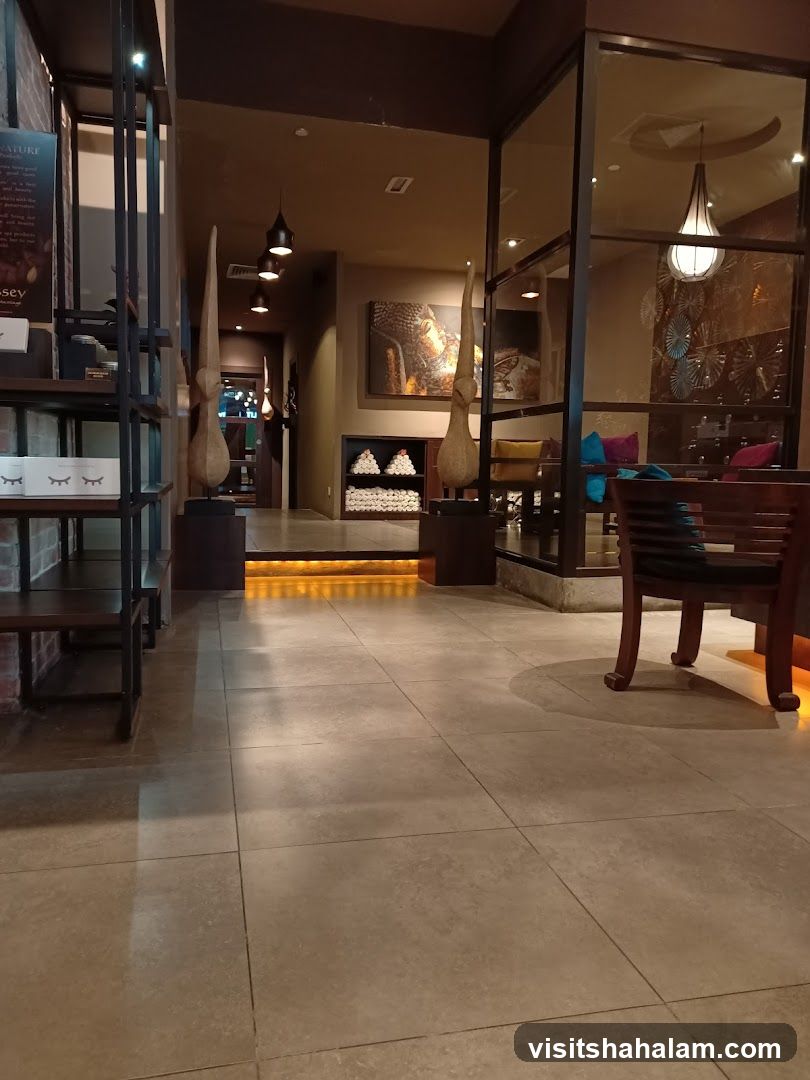 Interior of a spa or salon