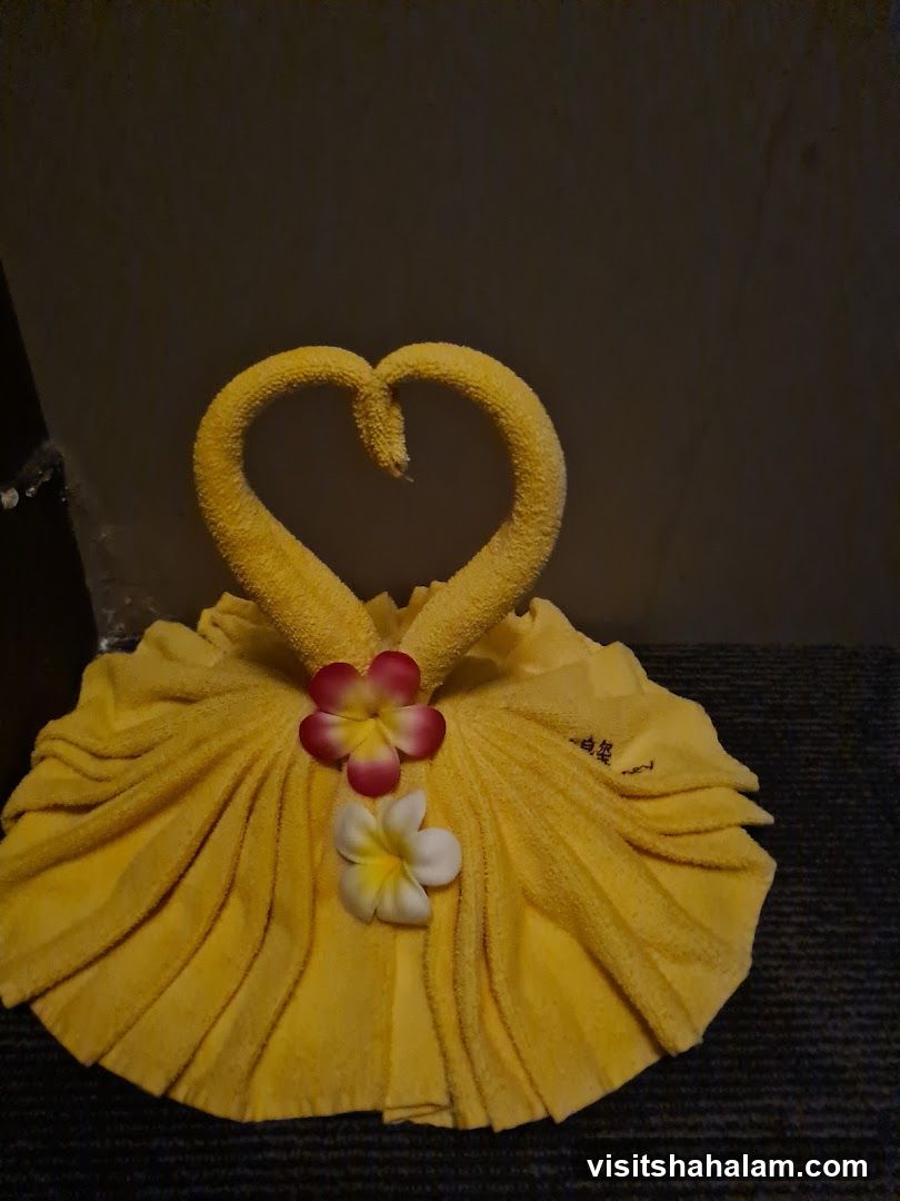 Towel Swan Decoration