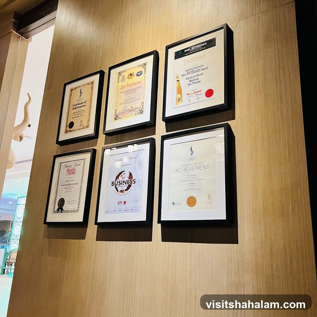 Certificates of Achievement and Awards