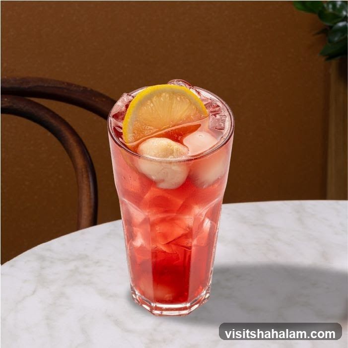 Lychee and Lemon Iced Tea