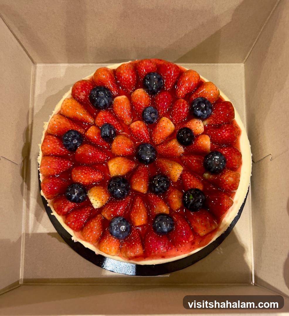 Strawberry and Blueberry Cheesecake