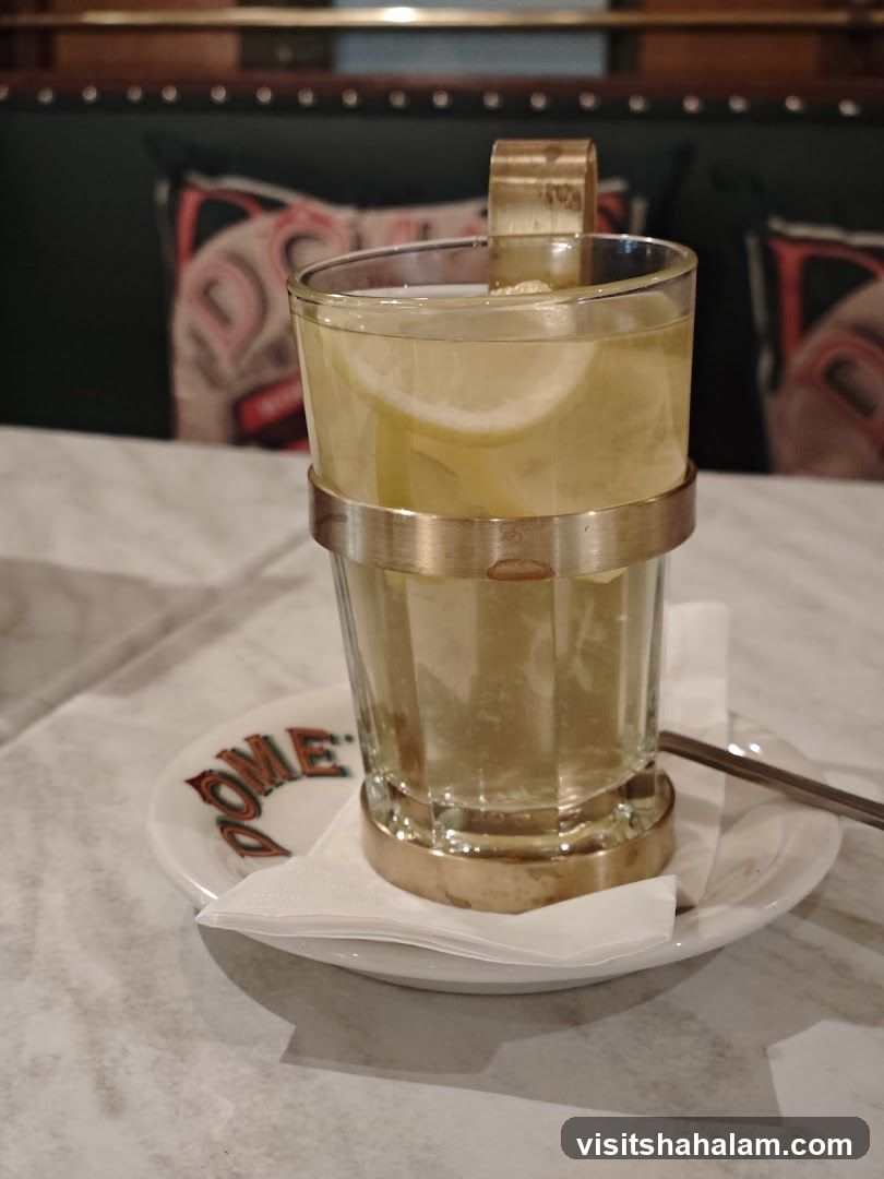 Drink with Lemon Slices