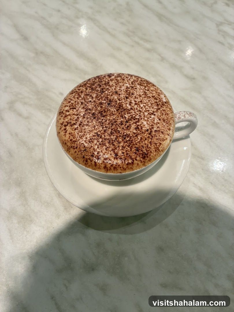 Cappuccino with Chocolate Dusting