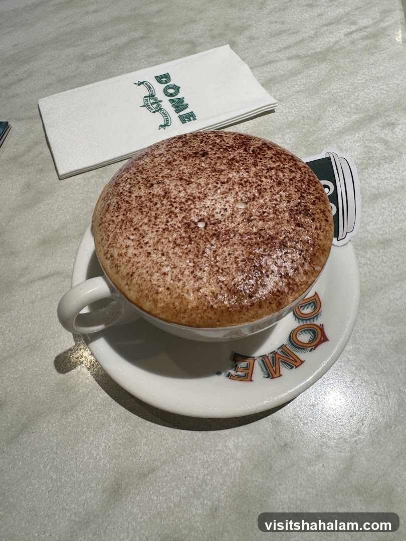 Cappuccino with Chocolate Dusting