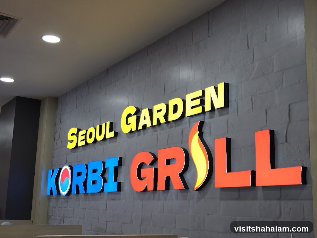Seoul Garden Korbi Grill Signage